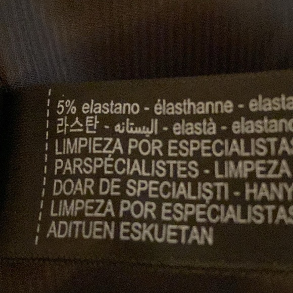 NWT. Massimo Dutti Leather Black Mini Skirt. Size L. - Picture 10 of 12